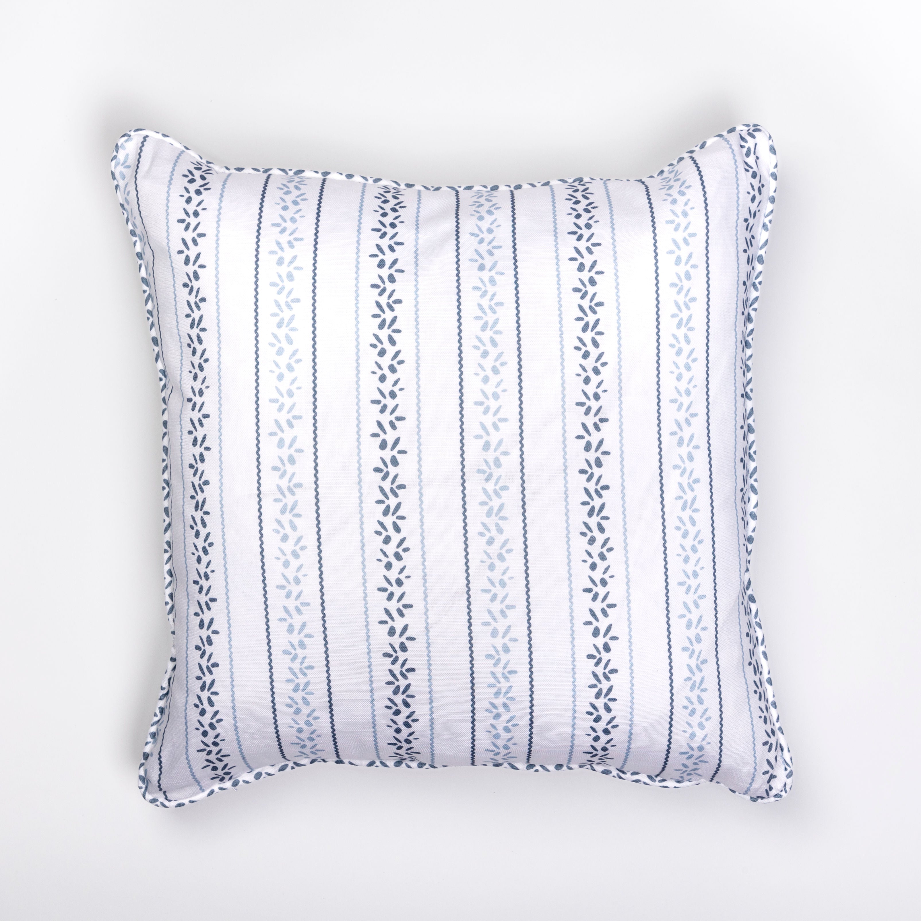 20x20" Pillow in Falling Petals, Blue