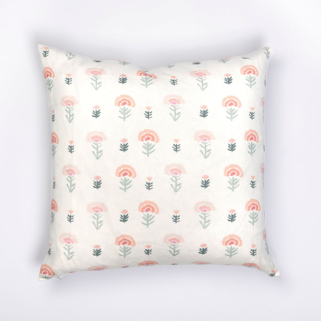 20x20" Pillow in Ellie, Coral