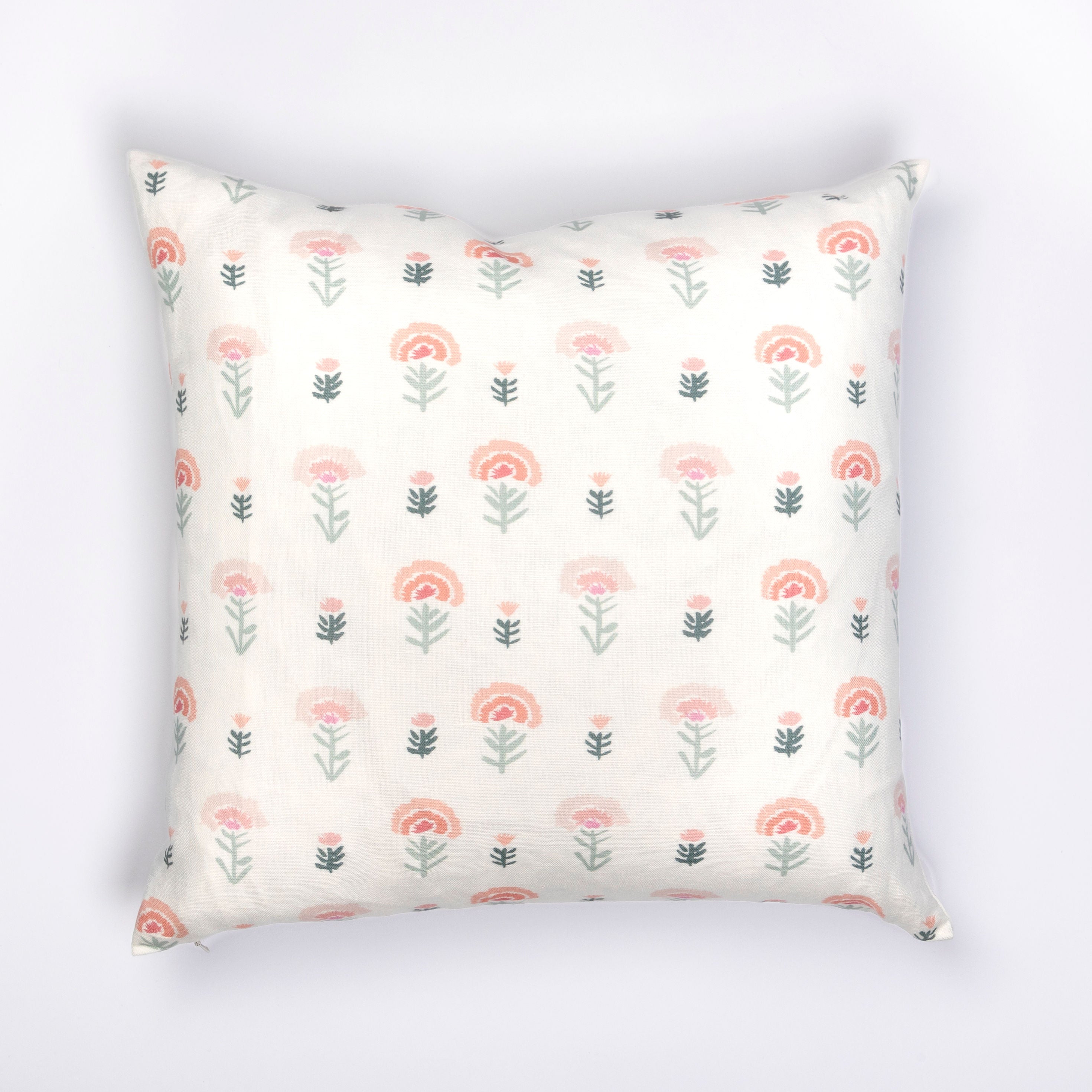 20x20" Pillow in Ellie, Coral