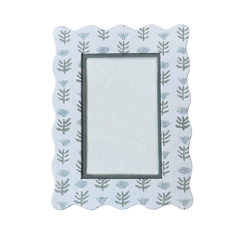4x6 Block Printed Frame - Claire Serene