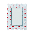 4x6 Block Printed Frame - Claire Poppy